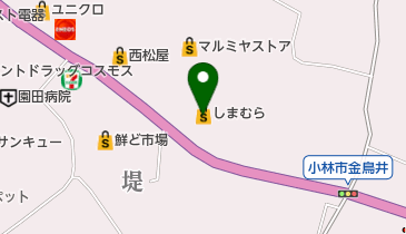 しまむら 小林店の地図画像