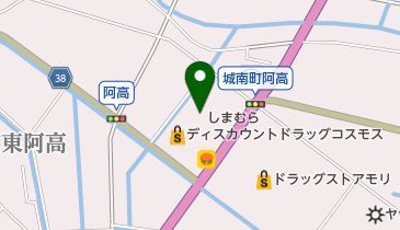 しまむら 城南店の地図画像