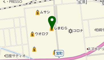 しまむら コモタウン店の地図画像
