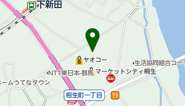 しまむら マーケットシティ桐生店の地図画像