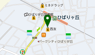 しまむら 西友ひばりケ丘店の地図画像