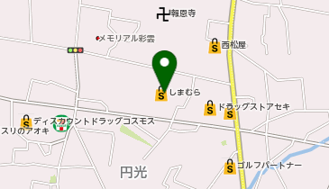 しまむら 円光店の地図画像