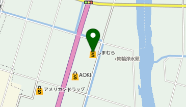 しまむら 箕輪店の地図画像