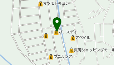 バースデイ 真岡店の地図画像