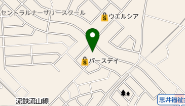 バースデイ 西平井店の地図画像