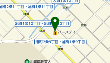 バースデイ 旭町店の地図画像