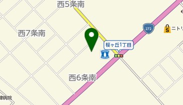 バースデイ 中標津店の地図画像