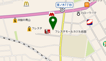 バースデイ 岩国店の地図画像