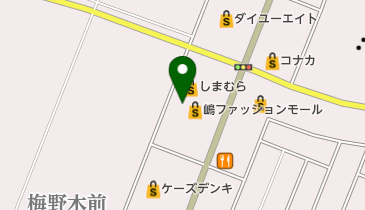 バースデイ 嶋店の地図画像
