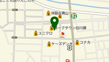 バースデイ 谷川瀬店の地図画像