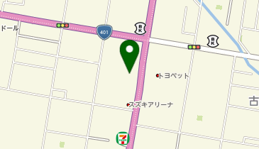 バースデイ 門田店の地図画像