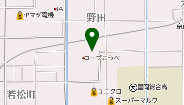 バースデイ 豊岡店の地図画像