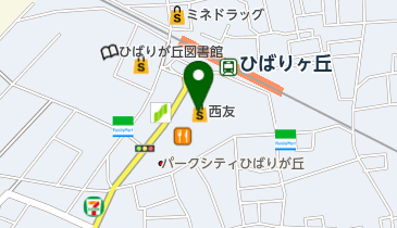 バースデイ 西友ひばりケ丘店の地図画像