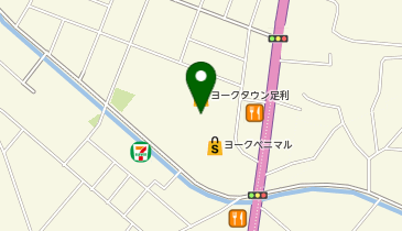 バースデイ ヨークタウン足利店の地図画像