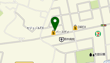バースデイ 日出店の地図画像
