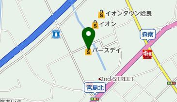 バースデイ 姶良店の地図画像
