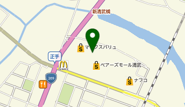 バースデイ ベアーズモール清武店の地図画像