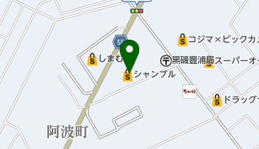 シャンブル 黒磯店の地図画像