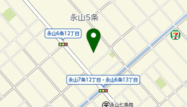 シャンブル 永山店の地図画像