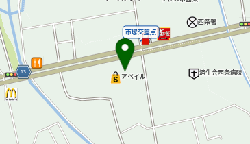 シャンブル 西条店の地図画像