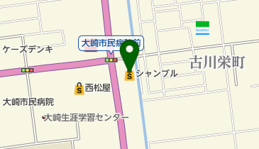 シャンブル 古川店の地図画像