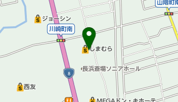 シャンブル 長浜店の地図画像