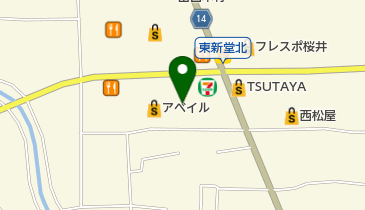 シャンブル 桜井店の地図画像