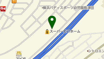 ディバロ スーパービバホーム長津田店の地図画像
