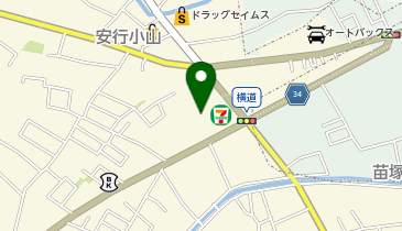 アベイル 峯店の地図画像