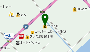 アベイル 釧路店の地図画像