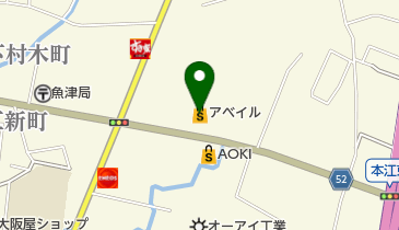 アベイル 魚津店の地図画像