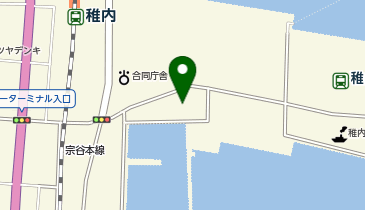 わっかない海の駅の地図画像