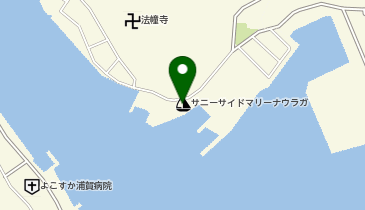 うらが海の駅の地図画像