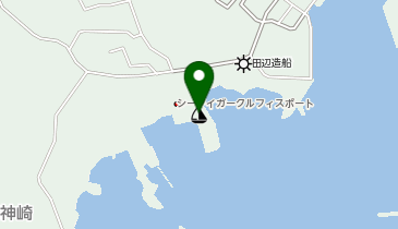 たなべシータイガー海の駅の地図画像