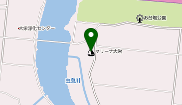 だいえい海の駅の地図画像