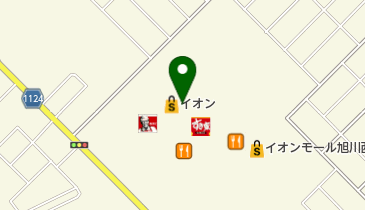アクセサリーペペ イオンモール旭川西店の地図画像