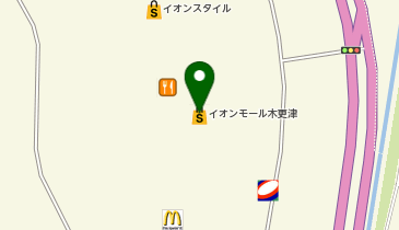 ローヴァーズフットサルスタジアム イオンモール木更津店の地図画像