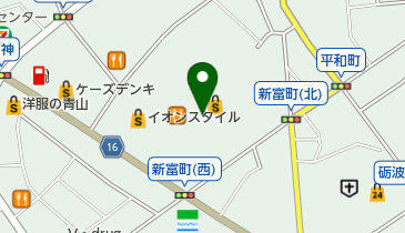 口福堂 イオンモールとなみ店の地図画像