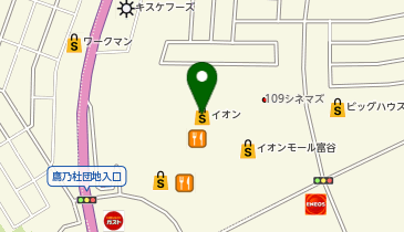 ナムコ イオンモール富谷店の地図画像