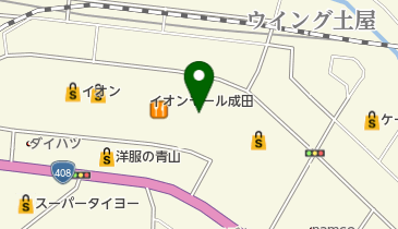 BREEZE イオンモール成田店の地図画像