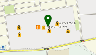 築地銀だこ イオンモール日の出店の地図画像