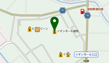 BRANSHES(ブランシェス) イオンモール福岡店の地図画像