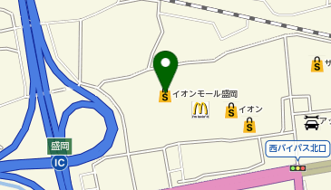 整体院 OASIS(オアシス) イオンモール盛岡店の地図画像