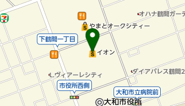 ミルフローラ・ドゥ イオンモール大和店の地図画像