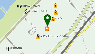 長田本庄軒イオンモールりんくう泉南店の地図画像