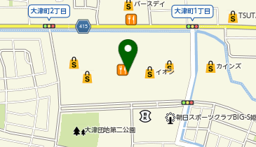 長田本庄軒イオンモール姫路大津店の地図画像