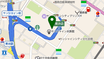 丸亀製麺 サンシャインシティアルタ店の地図画像