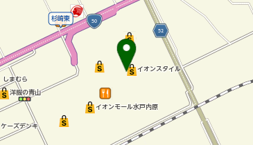 丸亀製麺 イオンモール水戸内原店の地図画像