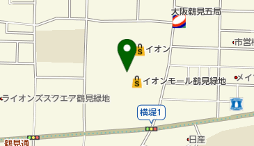 長田本庄軒イオンモール鶴見緑地の地図画像