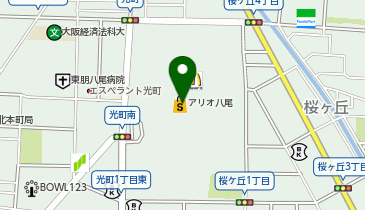 丸亀製麺 アリオ八尾店の地図画像